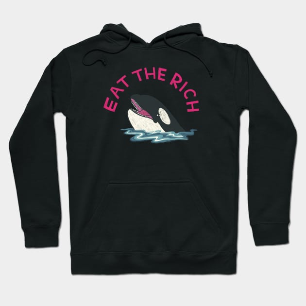 Eat The Rich Hoodie by IllustratedActivist